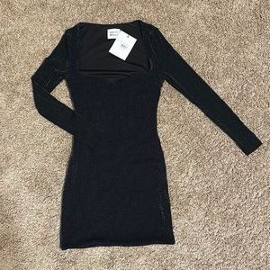 Hello Molly Bring Me To The Sky Dress Metallic Black